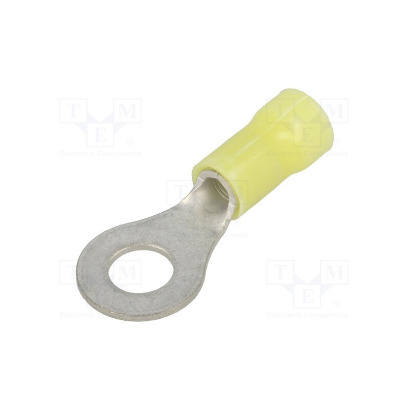 2 pcs x TE Connectivity - 34855 - Tip: ring, M6, Ø: 6.35mm, 3÷6mm2, crimped, for cable, insulated