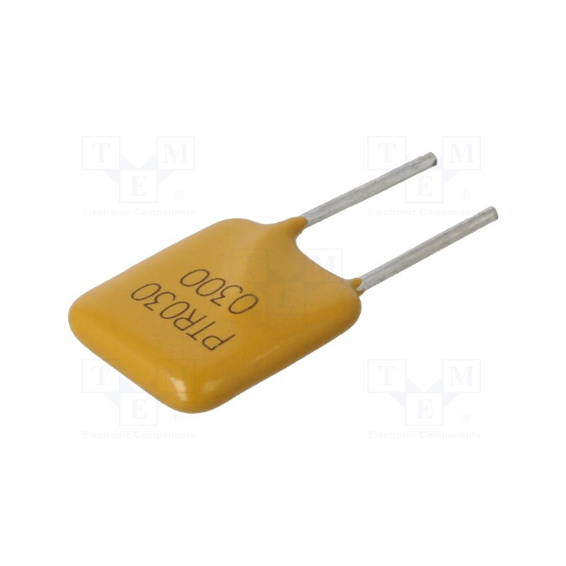 2 pcs x EATON/BUSSMANN - PTR030V0300-BK - Fuse: PTC polymer, 3A, Imax: 40A, THT, PTR030V, bag