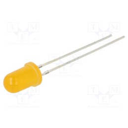 1 pcs x OPTOSUPPLY - OSO5PA5B64A-1MA - LED, 5mm, orange, 220÷330mcd, 60°, Front: convex, 1.8÷2.2V, -30÷85°C