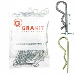 Set of spring pins 23365 100