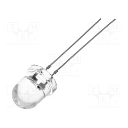 1 pcs x OPTOSUPPLY - OST1MC8131A - LED, 8mm, RGB, blinking,tricolour, 30°, 3.8÷5V, 20mA, Front: convex