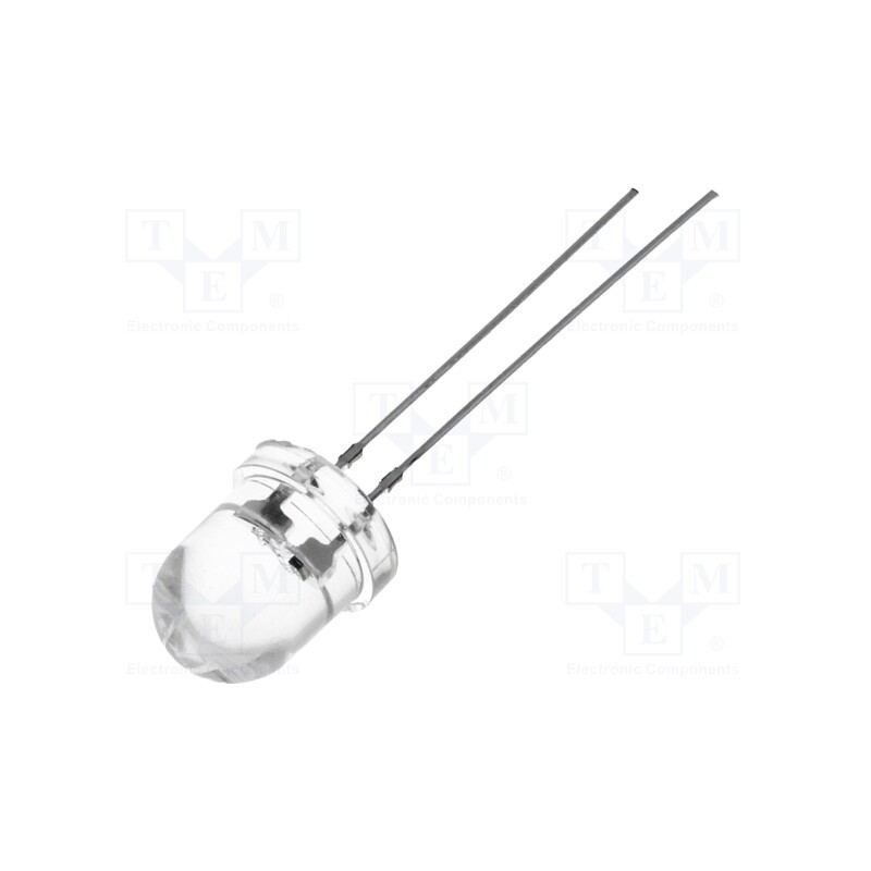 1 pcs x OPTOSUPPLY - OST1MC8131A - LED, 8mm, RGB, blinking,tricolour, 30°, 3.8÷5V, 20mA, Front: convex