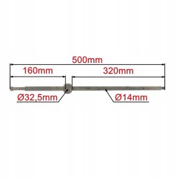 Gear lever old type small ball t 25 t3037015