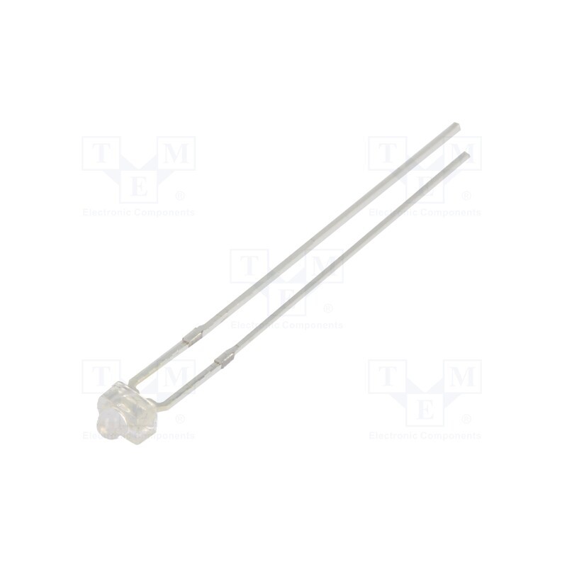 1 pcs x OPTOSUPPLY - OSV2YL7331A - LED, UV, 30°, 20mA, P: 114mW, λd: 370÷380nm, 3÷3.8VDC, THT