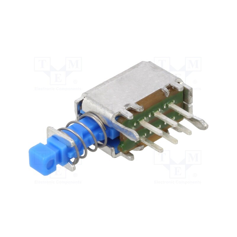 1 pcs x E-SWITCH - LC2259EENP - Switch: push-button, Pos: 2, DPDT, 0.3A/30VDC, 100MΩ, THT, LC