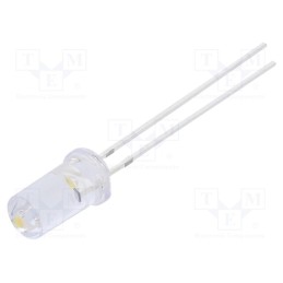1 pcs x OPTOSUPPLY - OSM5DK5T51A-CRLED14 - CRLED, 4.8mm, white warm, 5000mcd, 50°, Front: flat, 5.5÷20V