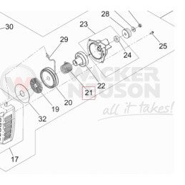 Wacker starter spring 5000213774