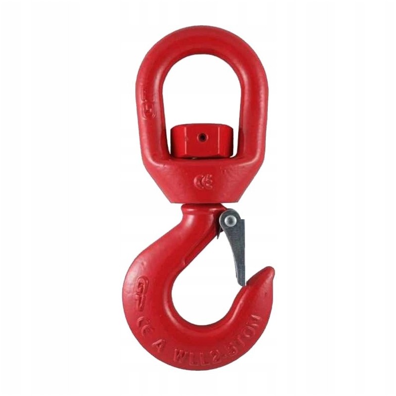 Swivel hook with bearing, class 8, 2t