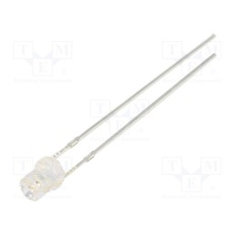 1 pcs x OPTOSUPPLY - OSV5DL34E1A - LED, UV, 140°, 20mA, P: 114mW, λd: 400÷410nm, 3÷3.8VDC, THT