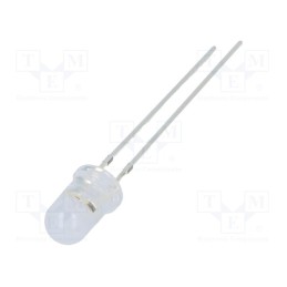 1 pcs x OPTOSUPPLY - OST1MC51A5A - LED, 5mm, RGB, blinking,tricolour, 100°, 3.8÷5V, 20mA, Front: convex