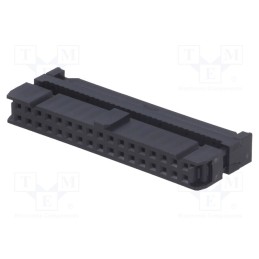 2 pcs x Amphenol Communications Solutions - T812134A101CEU - Plug, IDC, female, PIN: 34, with cable clamp, IDC, for ribbon cable