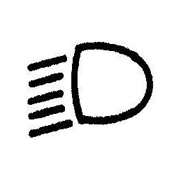 Symbol for low beam switches