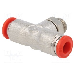 1 pcs x AIGNEP-50216 6-1/8 - Push-in fitting, T-tap splitter, -0.99÷20bar, Thread: 1/8'