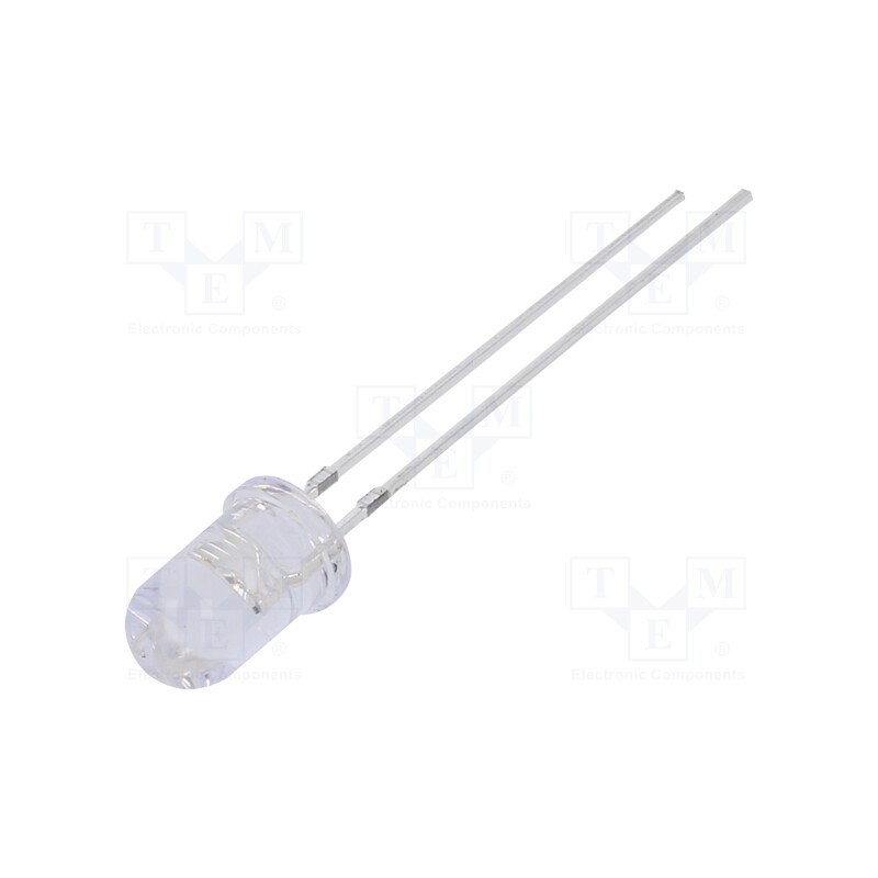 1 pcs x OPTOSUPPLY - OSV2YL5A31A-12V - LED, UV, 30°, 20mA, P: 225mW, 370÷380nm, 12VDC, THT