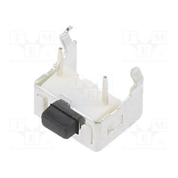1 pcs x KNITTER-SWITCH - TS 637 RA - Microswitch TACT, SPST-NO, Pos: 2, 0.05A/12VDC, PCB,THT, none, 1.6N