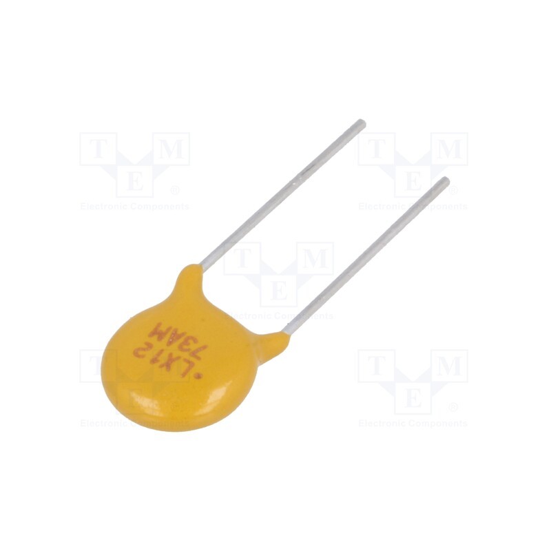 2 pcs x ECE - ERF-LX012V2 - Fuse: PTC polymer, 120mA, bag, Ø0.51x7.6mm