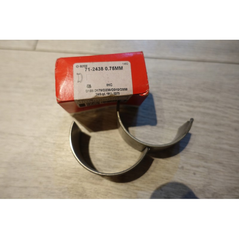 Komatsu case connecting rod bearings 71 2438 0 75