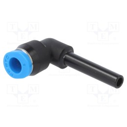 1 pcs x FESTO-153347 - Push-in fitting, angled 90°, -0.95÷6bar, Gasket: NBR rubber, QSM