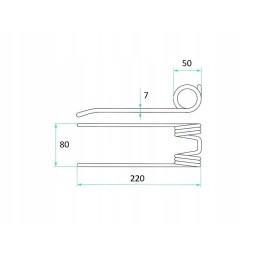 Pick-up finger for Rivierre Casalis Renault Fi 7