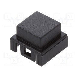 5 pcs x C&K - BTN K01 90 - Button, black, KSA,KSL