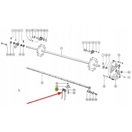 3025 807297 spring finger of the baler pick-up