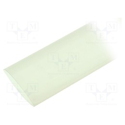 1 pcg x ALPHA WIRE - FIT22111/2 CLEAR 5X6 IN - Heat shrink sleeve, 2: 1, 38.1mm, L: 0.15m, transparent, -55÷135°C