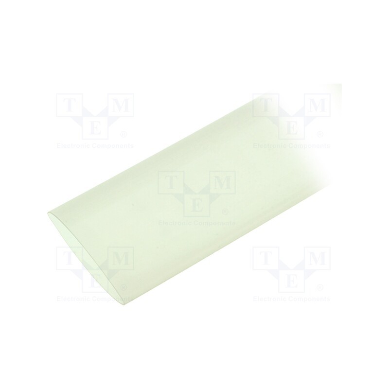 1 pcg x ALPHA WIRE - FIT22111/2 CLEAR 5X6 IN - Heat shrink sleeve, 2: 1, 38.1mm, L: 0.15m, transparent, -55÷135°C