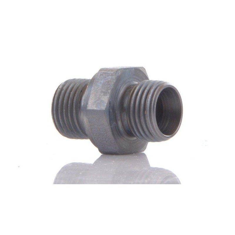Hydraulic nipple connector m16x1 5 flat cone