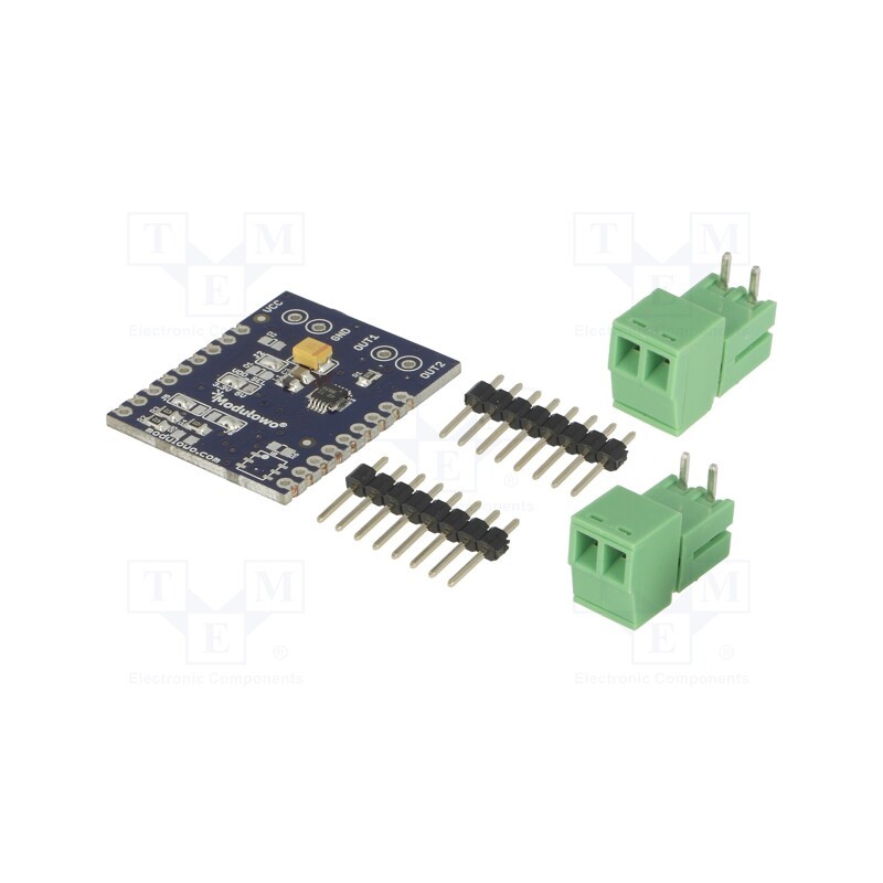1 pcs x MODULOGY - MOD-58 - Extension module, pin strips,screw terminal, Interface: I2C