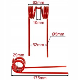 Pick-up finger of the Famarol DF 120 round baler