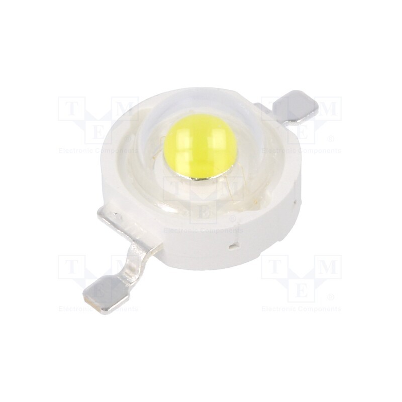 1 pcs x ProLight Opto - PM2E-1LWE - Power LED, white cold, 130°, 350mA, Pmax: 1W, 120÷130lm, 2.85÷3.85V