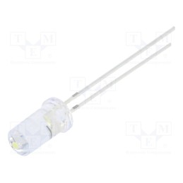 1 pcs x OPTOSUPPLY - OSW5DK5T51A-CRLED14 - CRLED, 4.8mm, white cold, 5800mcd, 50°, Front: flat, 5.5÷20V