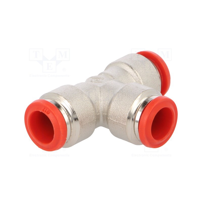 1 pcs x AIGNEP-50230 12 - Push-in fitting, T-tap splitter, -0.99÷20bar, Gasket: NBR rubber