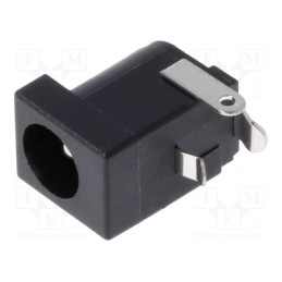 2 pcs x Global Connector Technology (GCT) - DCJ200-10-A-K1-K - Socket, DC supply, male, 6.3/2mm, on PCBs, THT, 5A, 20VDC