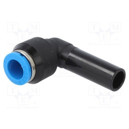 1 pcs x FESTO-153063 - Push-in fitting, angled 90°, -0.95÷6bar, Gasket: NBR rubber, QS