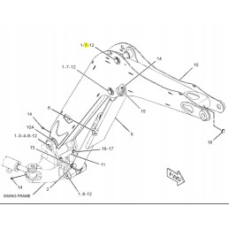 CVA arm pin for mini excavator cat 301 5 301