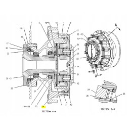 Cat Truck Wheel Disc Bolt 3089259