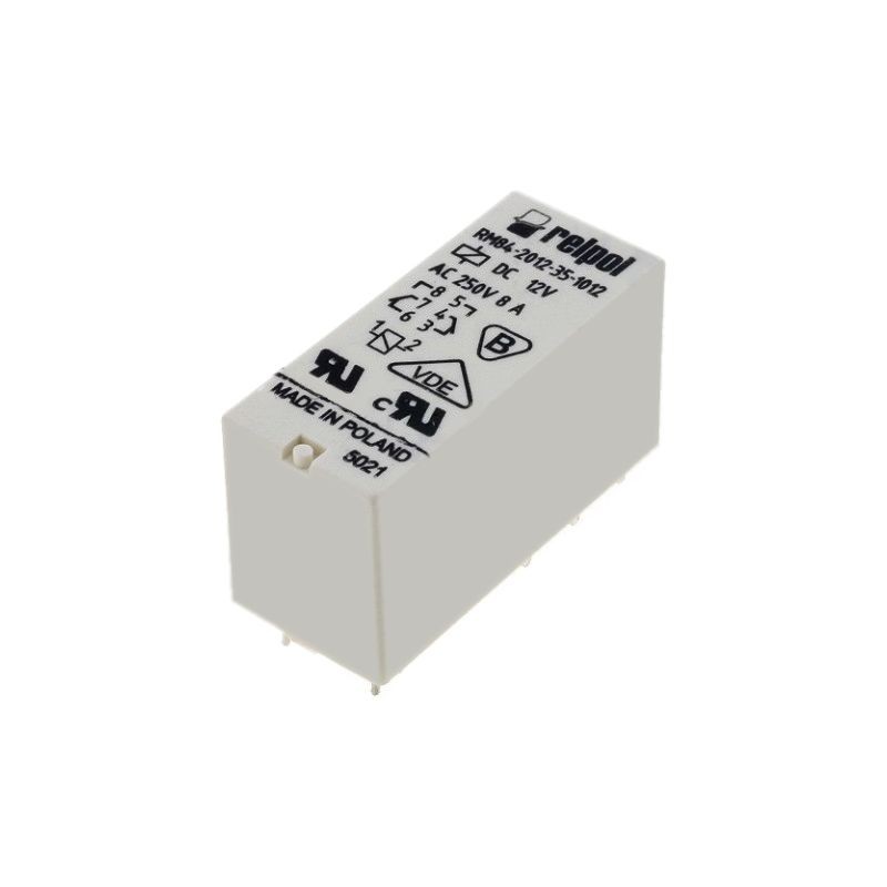 Miniature electromagnetic relay 12vdc re