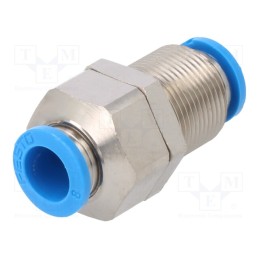 1 pcs x FESTO-130642 - Push-in fitting, threaded,straight, -0.95÷6bar, Thread: M16