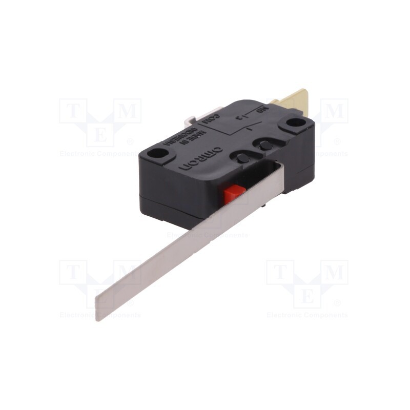 1 pcs x OMRON OCB - D3V-163-3C5 - Microswitch SNAP ACTION, 16A/250VAC, 10A/30VDC, with lever, IP40