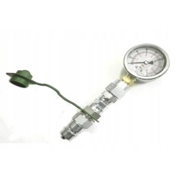 Pressure gauge for a tractor with a Euro plug