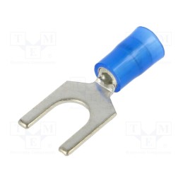 2 pcs x PANDUIT - PN14-14F-C - Tip: fork, Ø: 6mm, 1.5÷2.5mm2, crimped, for cable, insulated, tinned