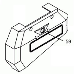 Wacker dpu engine side cover bushing 0103976