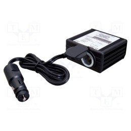 1 pcs x PRO CAR - USB power supply, USB micro plug, Inom: 2A, Sup.volt: 12÷24VDC