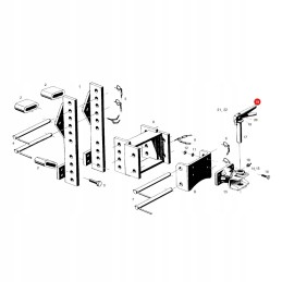Fendt f139503060070 hitch pin original