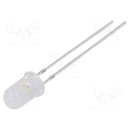 1 pcs x OPTOSUPPLY - OSWWD251A5A - LED, 5mm, white, 4200÷5800mcd, 100°, Front: convex, 2.9÷3.4V