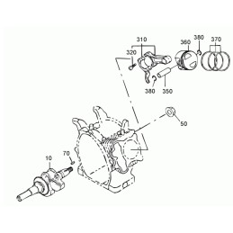Wacker wm170 ex17 piston rings std 0210045