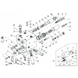 Distributor body set Ursus Zetor 8813110