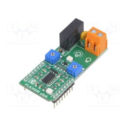 1 pcs x MIKROE - FLICKER CLICK - Click board, relay, GPIO, G6D-ASI,NA556, prototype board, 5VDC