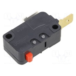 1 pcs x OMRON OCB - D3V162C4 - Microswitch SNAP ACTION, 16A/250VAC, without lever, SPST-NC